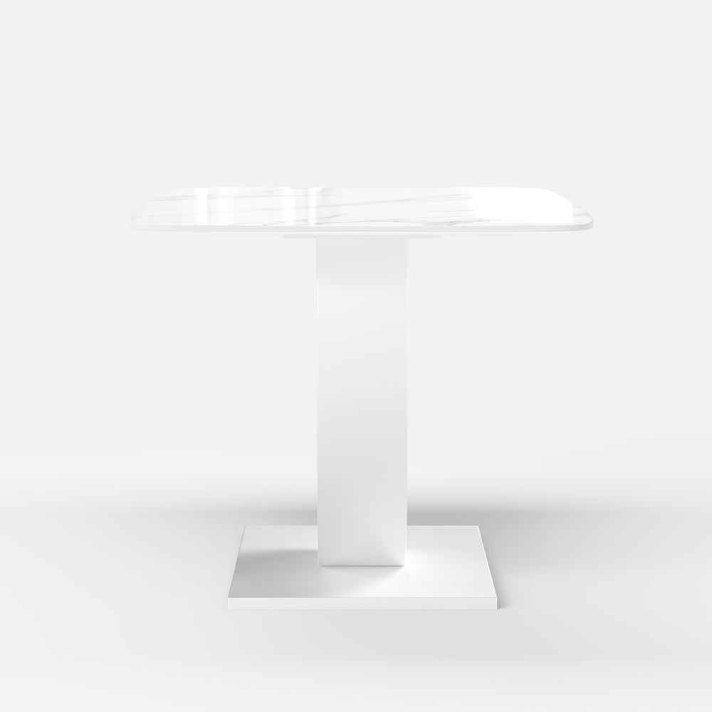 70,9 „Nowoczesny prostokątny stół jadalny ze spiekanym kamieniem 6-8 osób obraz okna