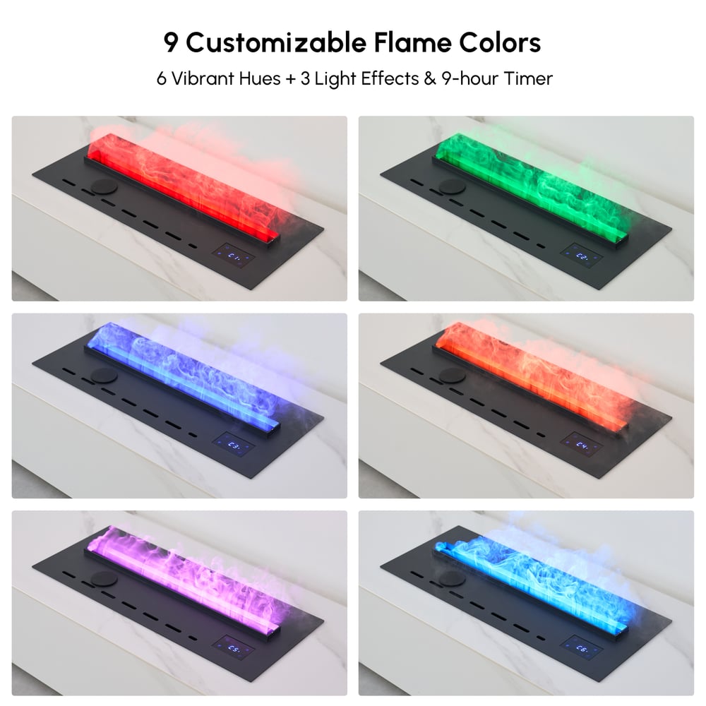 87" Sintered Stone Electric Fireplace Humidifier TV Stand window image