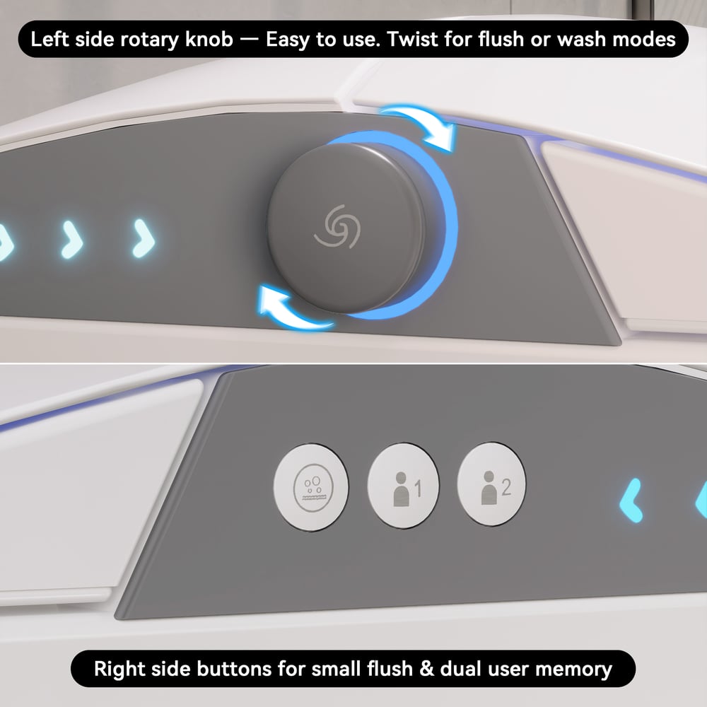 Nexin C3 Smart Bidet Toilet with Auto Flush, Heated Seat & UV Sterilization window image