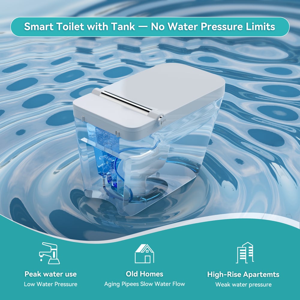 Customer Reviews for Cubera V1 Automatic Smart Bidet Toilet with Dual flush | Uv Light Sterilization