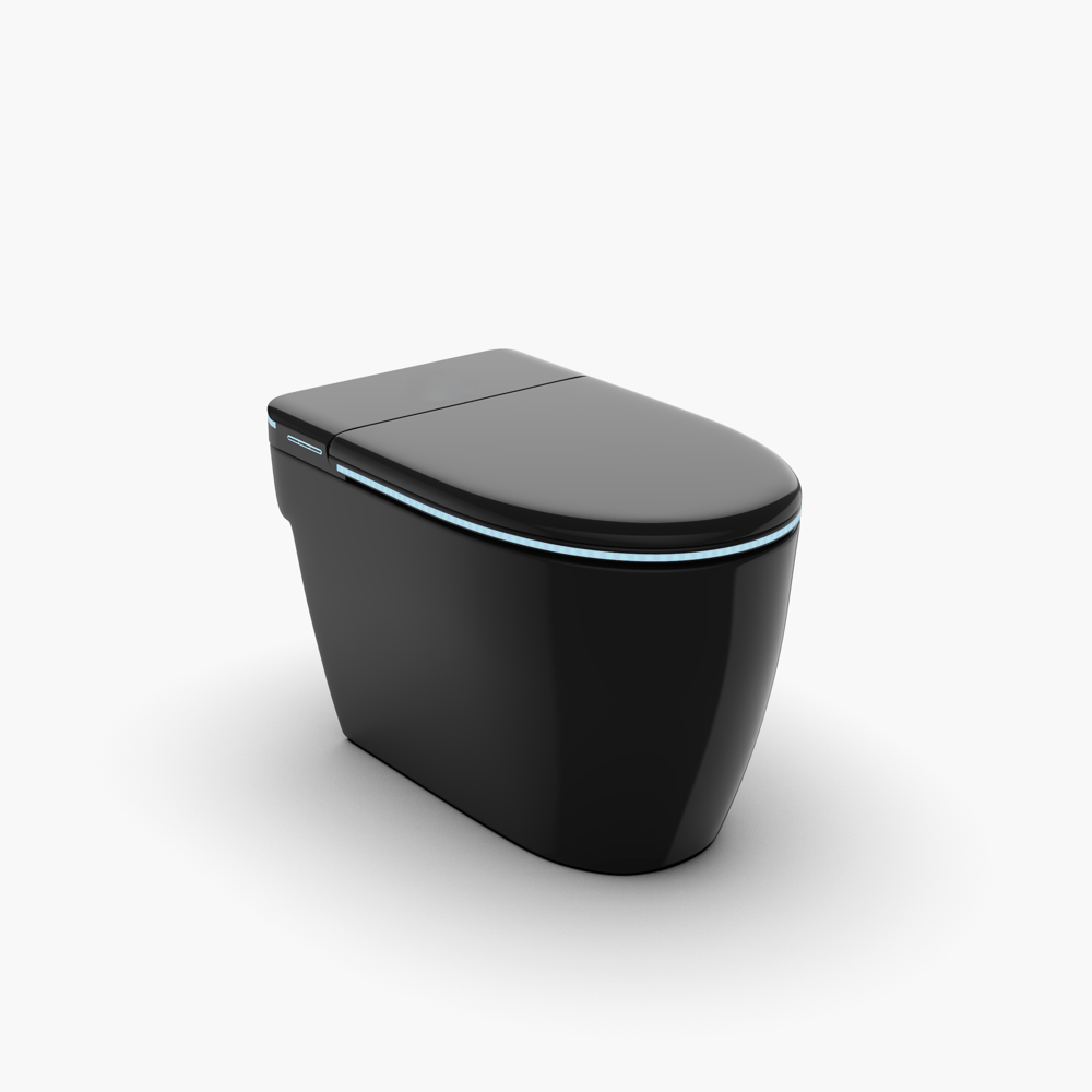 Hynova AX7 Automatic One-Piece Elongated Smart Bidet Toilet with Heated Seat | Dryer window image