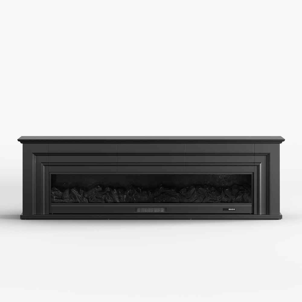 78.7" Electric Fireplace TV Stand with Remote Control window image