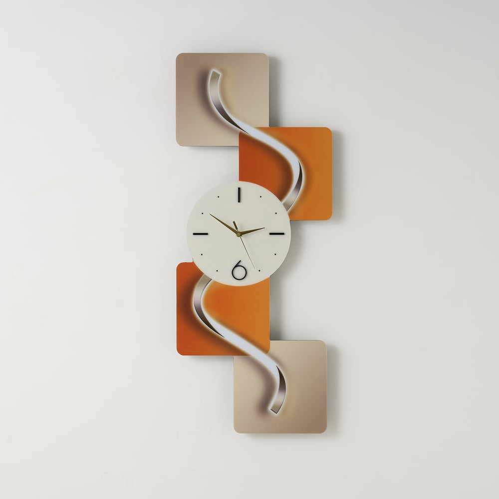 Modern LED Wall Clock with Remote Control – 39.4×16.1" Decorative Lighted Wall Clock window image