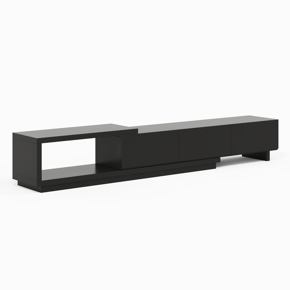 Quoint Extendable TV Stand with 3 Drawers(71"-100") window image