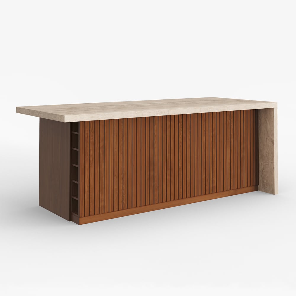 1830mm kuchyňské ostrovy Mramorový dýhovaný vrchní ořech moderní s úložnou kuchyňskou skříňkou obrázek okna