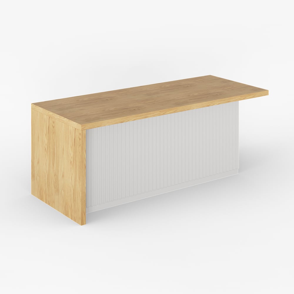 Îlots de cuisine de 1830 mm, dessus en placage de marbre, blanc et n, moderne, avec armoire de cuisine image de fenêtre