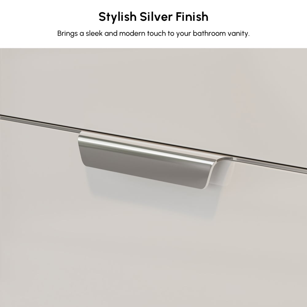 Aro Bathroom Vanity Set 47.2" Freestanding Bathroom Vanity White with Double Sinks window image