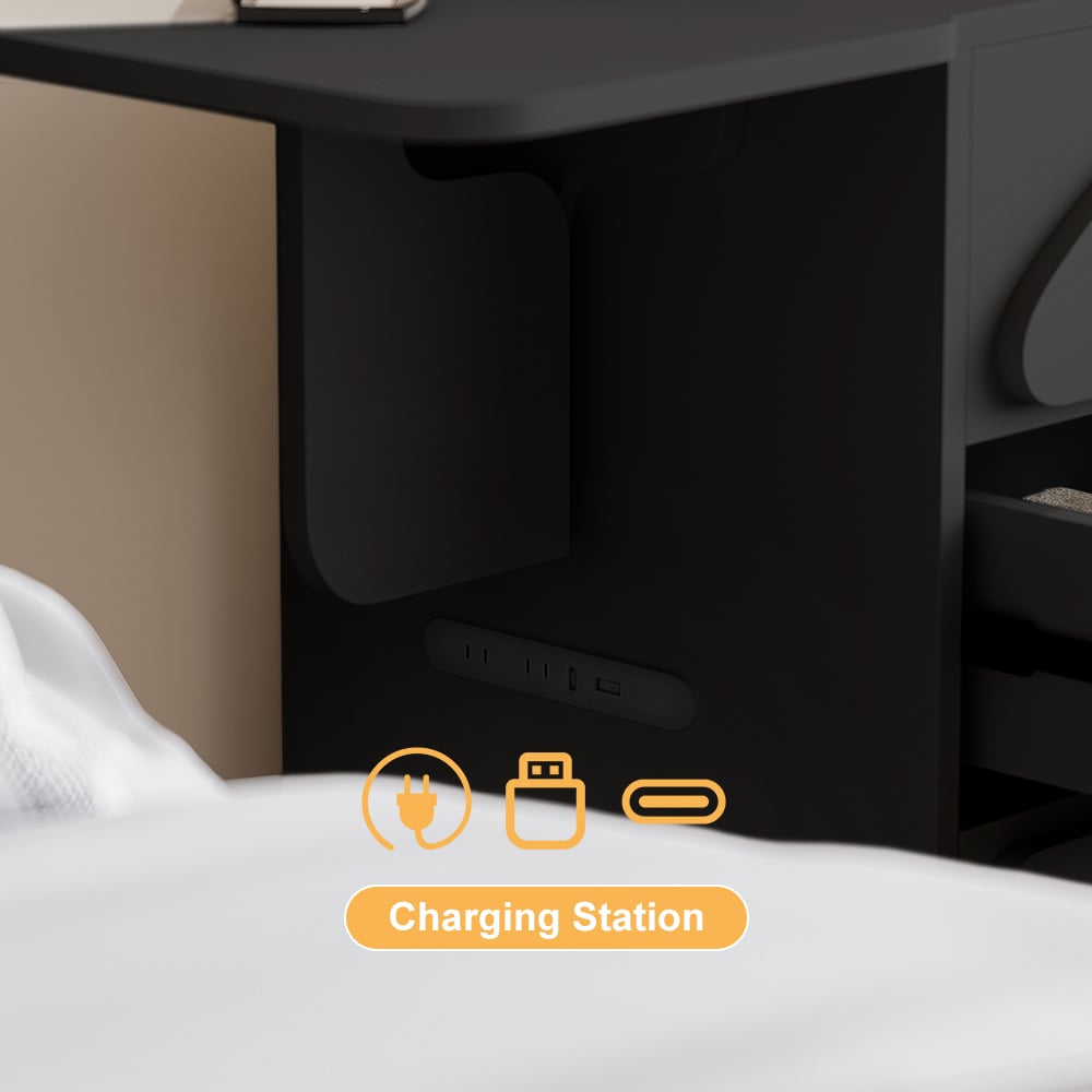 Mini Smart Makeup Vanity Set with Mirror & Lights window image