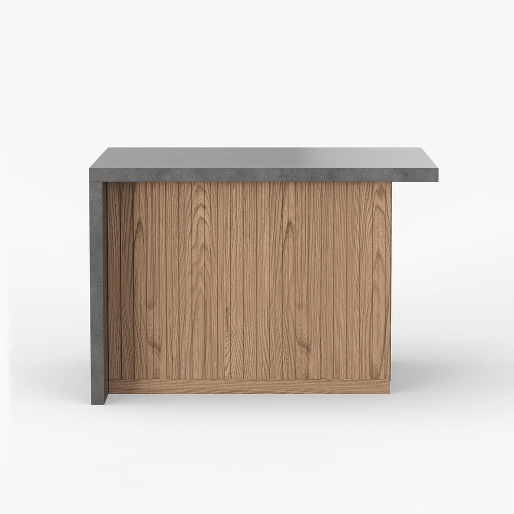 50" Modern Kitchen Island Gray Laminate & 2 Counter Stools Set Storage Cabinet window image