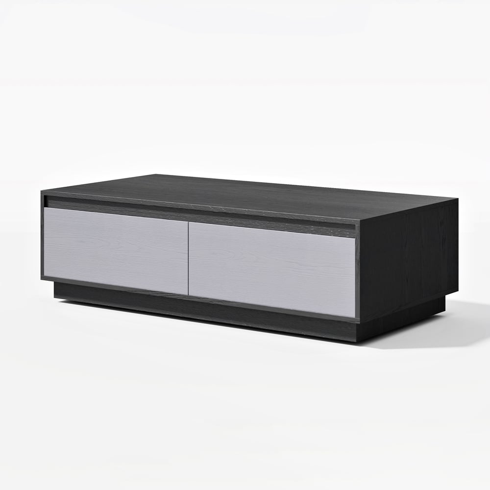 Tavolino da caffè rettangolare Mid-Century Block da 1200 mm Immagine della finestra