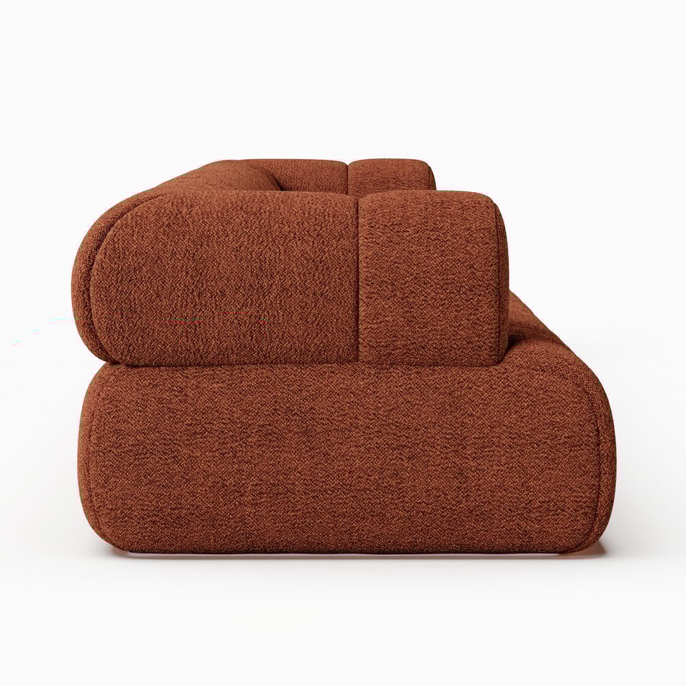 Nimbus 3120mm 3-Seater Channel Boucle Sofa window image