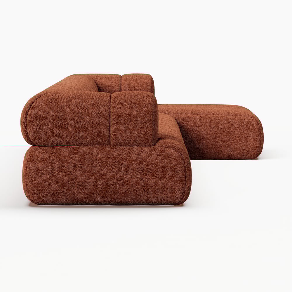 Nimbus 157" 4-Piece Channel Boucle Sectional Sofa with Chaise window image