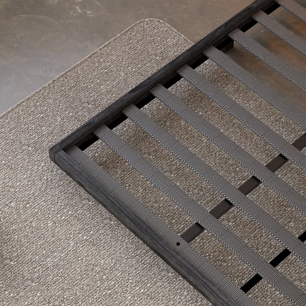 Japanese Style Black King Floor Bed window image