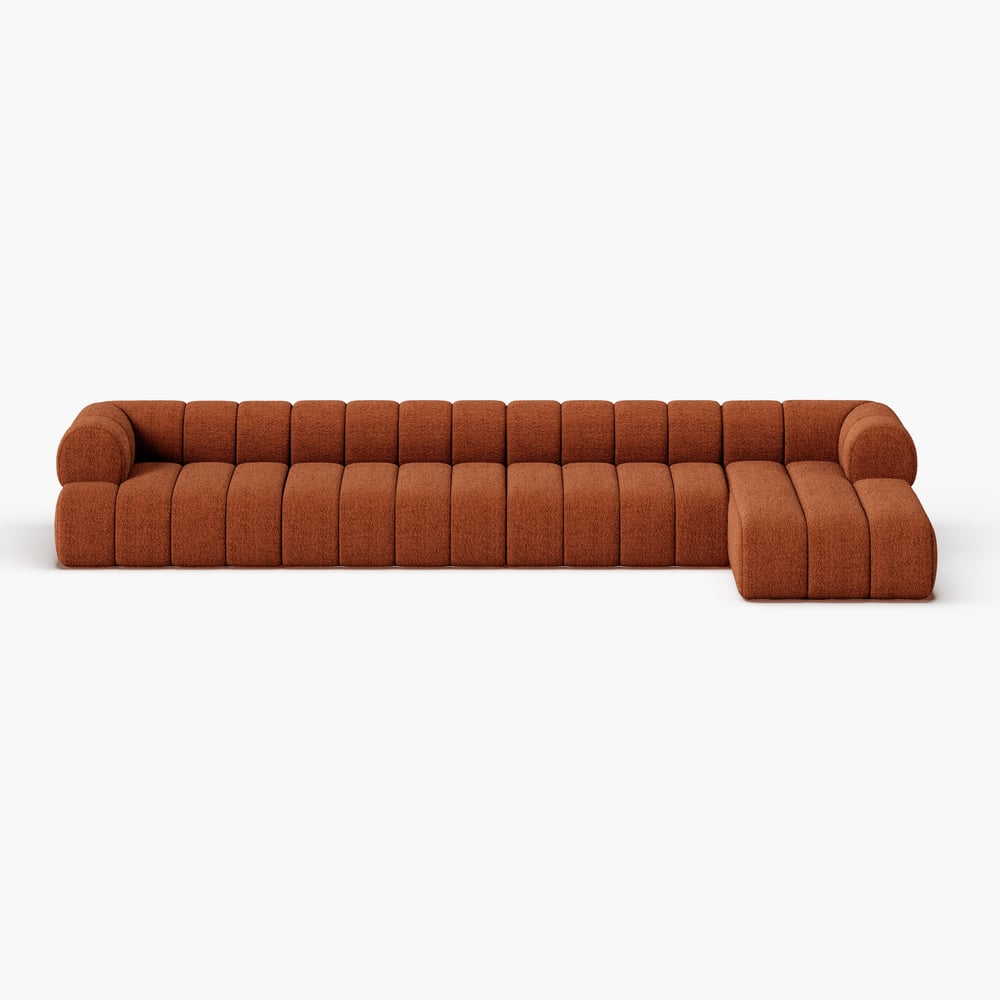 Nimbus 157" 4-Piece Channel Boucle Sectional Sofa with Chaise window image