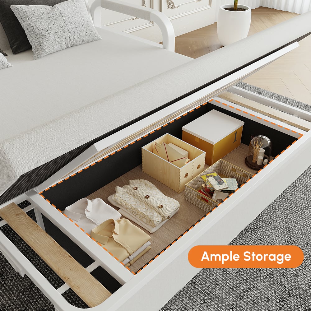 Lněná rozkládací pohovka 2-místná obrázek okna