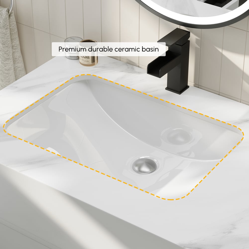 1500mm Double Sink Bathroom Vanity with Silver Handles – White Modern Floating Vanity window image