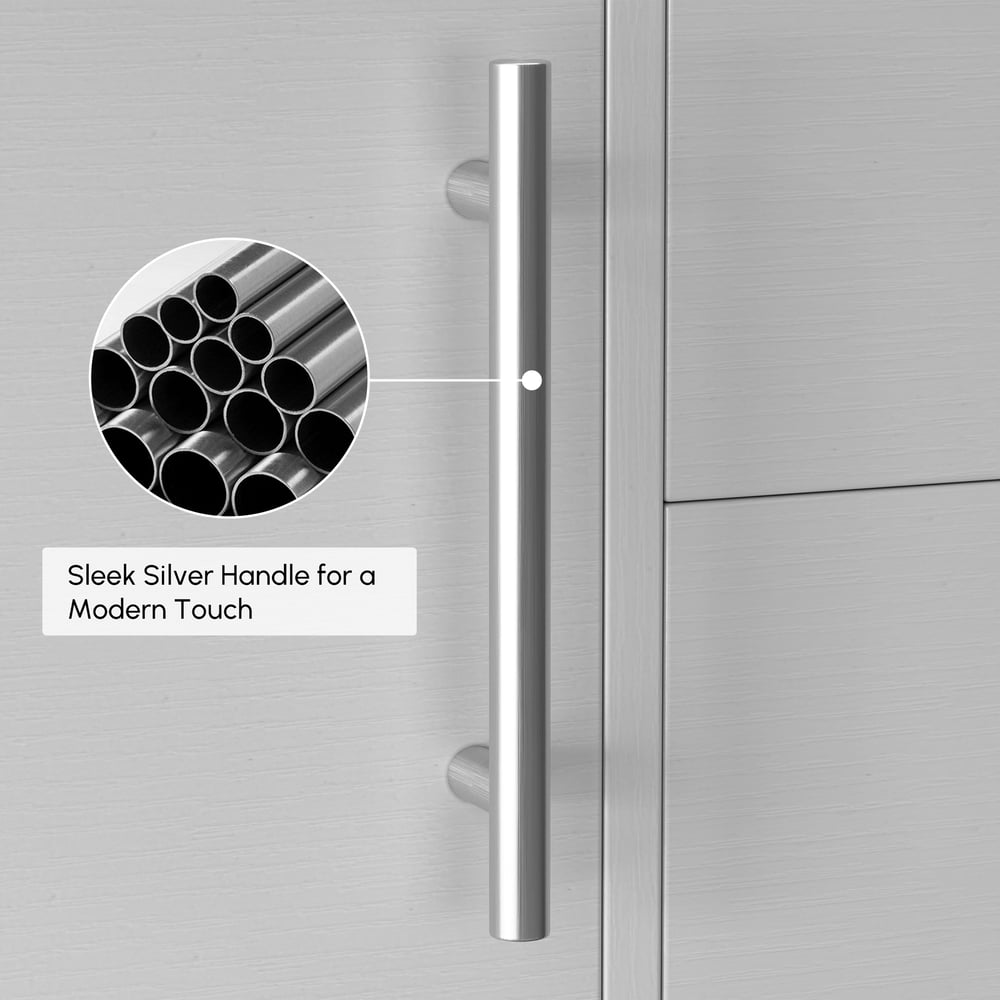 1500mm Double Sink Bathroom Vanity with Silver Handles – White Modern Floating Vanity window image