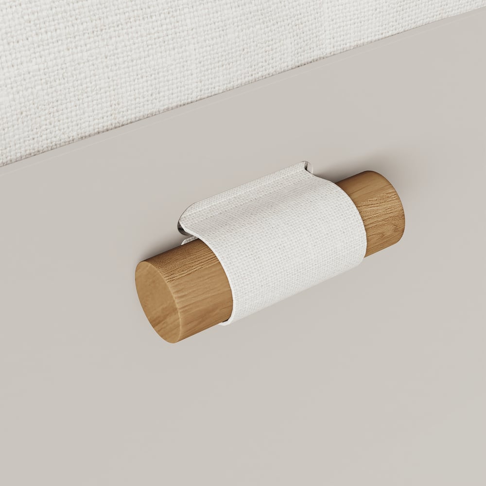 Axis Outdoor Warm White Teak & Aluminum Swivel Chair with Cushion window image