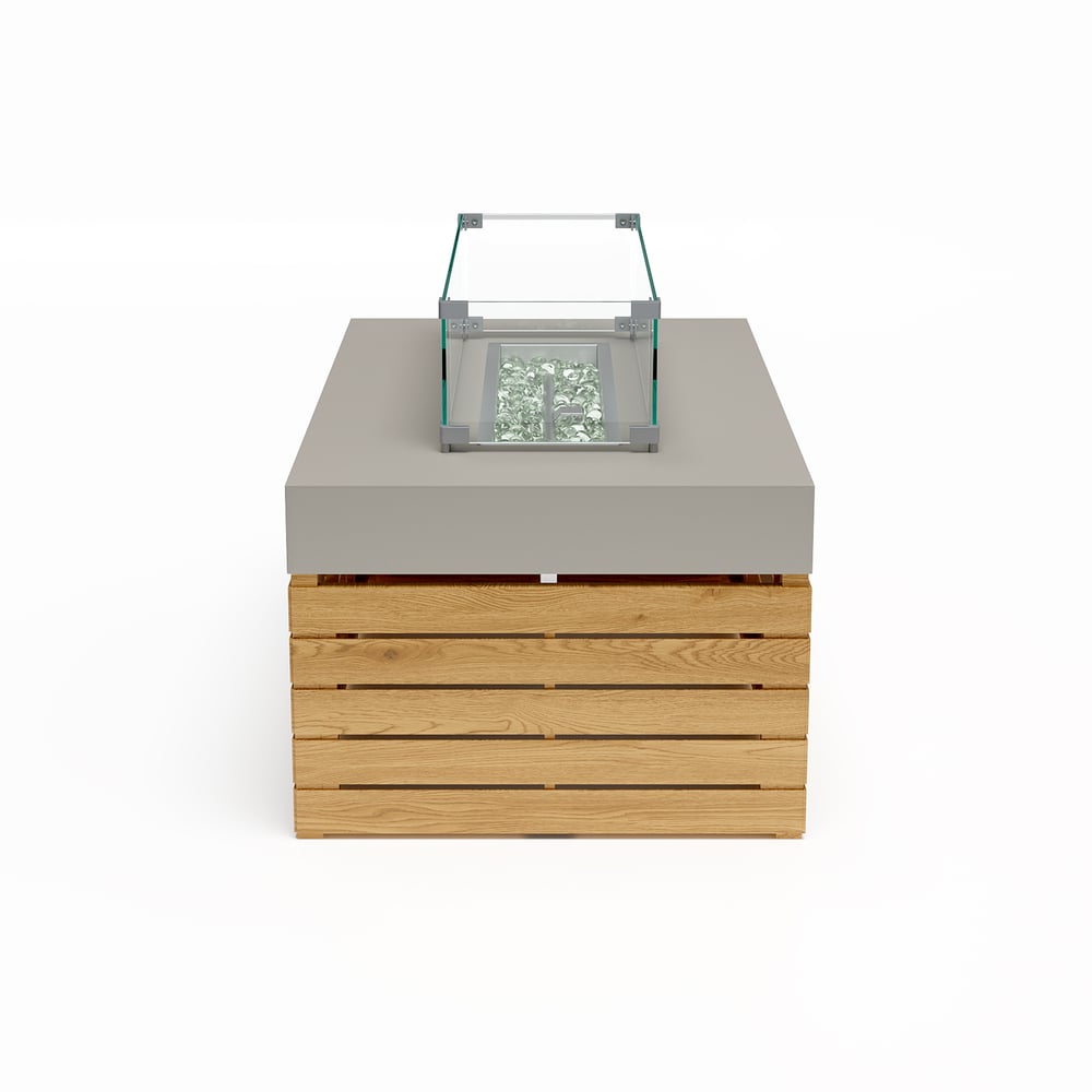 Palenisko na propan, z wiatrochronem szklanym, na taras, patio, ogród, podwórko obraz okna