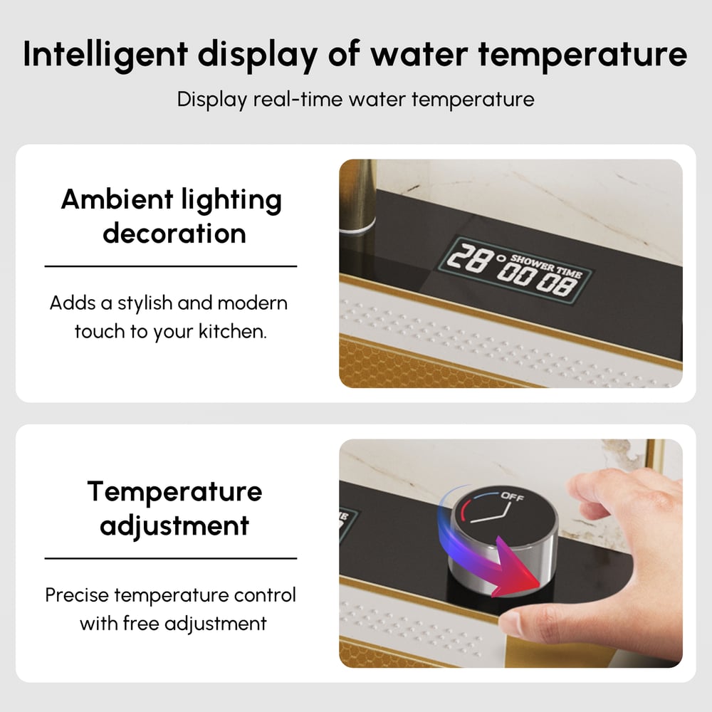 Multi-Function Stainless Steel Kitchen Sink 32.3" × 18.9" with Pull-Out Faucet window image