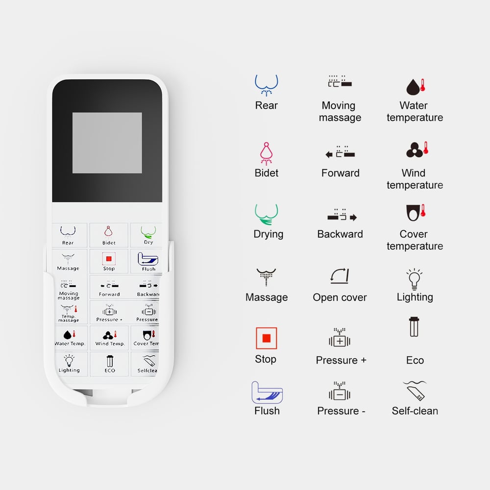 Hynova Automatic Smart Bidet Toilet Matte Black with Built-In Tank 1.28 GPF window image