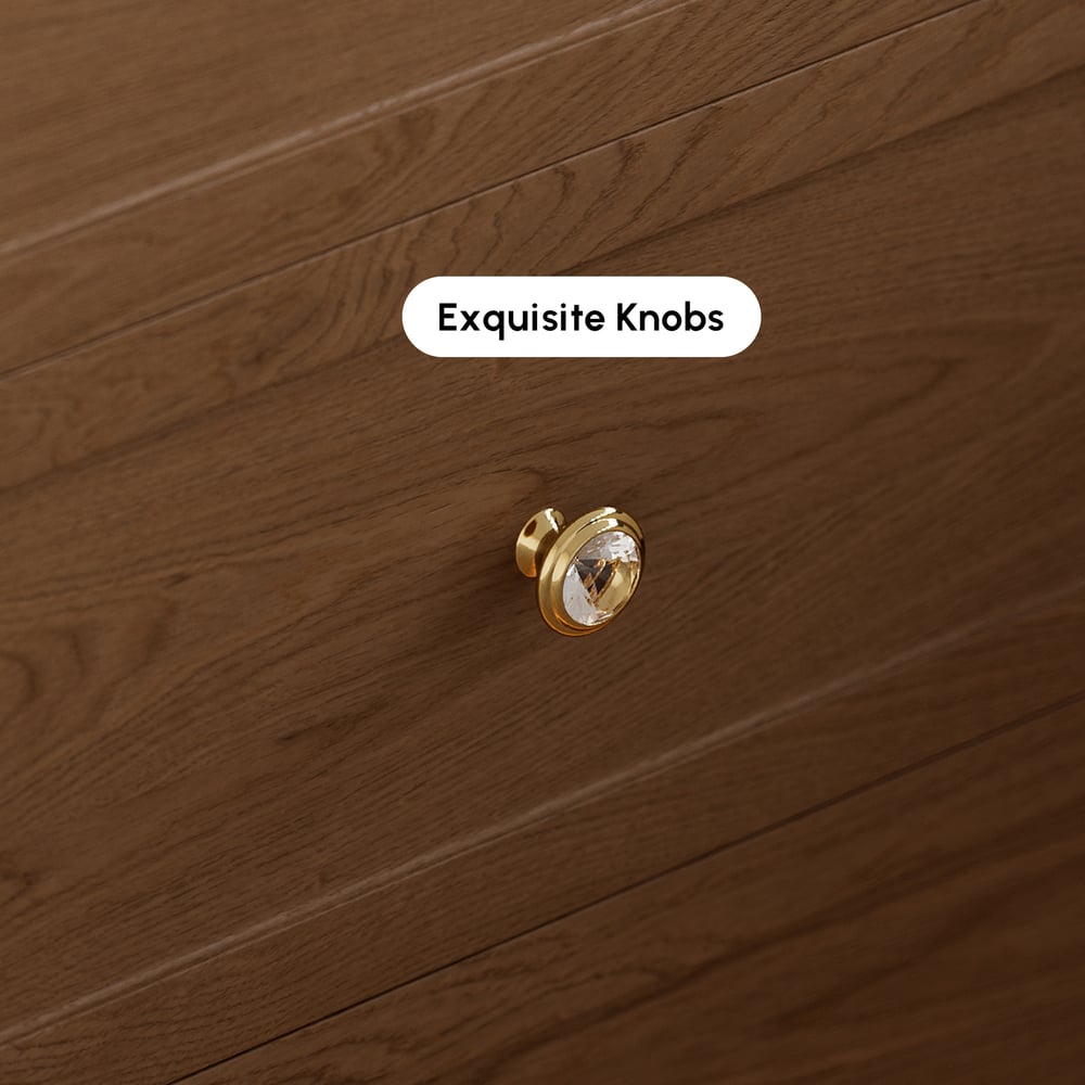 Krila Floating 3-Drawer LED Smart Nightstand with Light window image