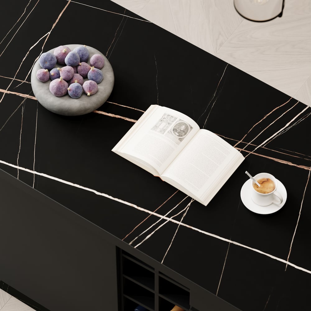 Island & Stool Set 72" Japandi Wood Kitchen Island with 2 Counter Stools window image