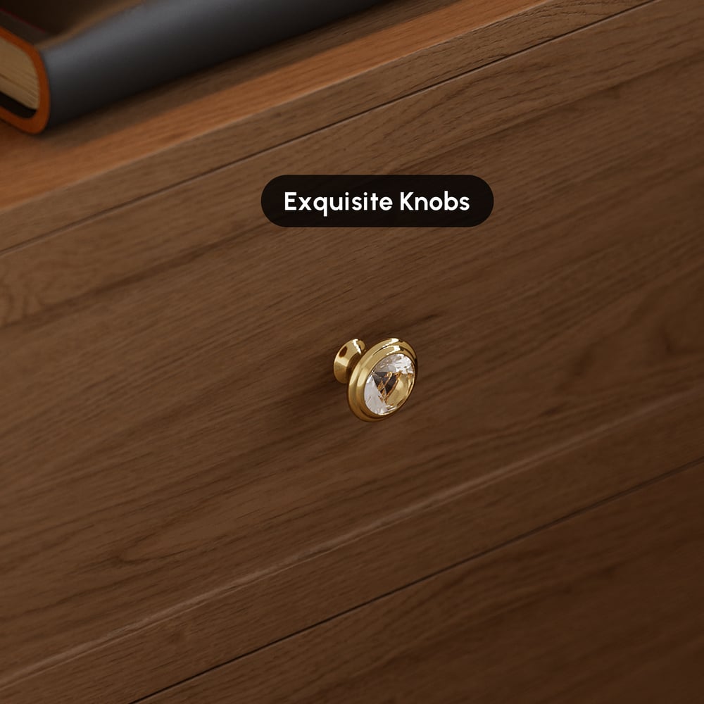 Krila Floating 3-Drawer LED Smart Nightstand with Light window image