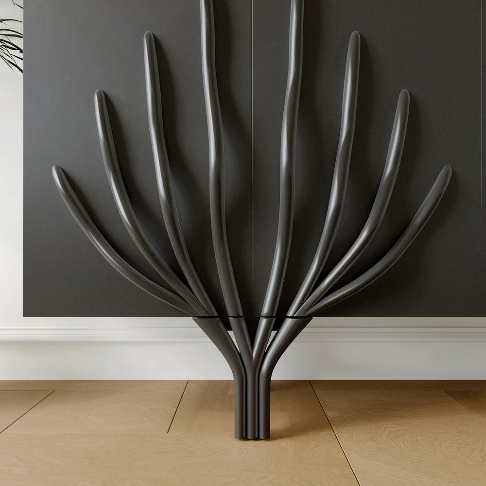 1600mm Sideboard Branch Design Mid Century Modern Buffet with 2 Doors 2 Shelves window image