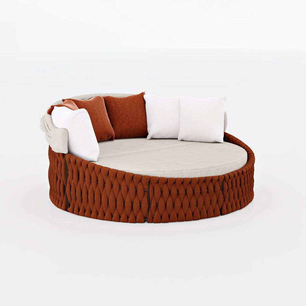 Tatta 2 Pieces Weather Proof and Foldable Sun Canopy Outdoor Daybed window image