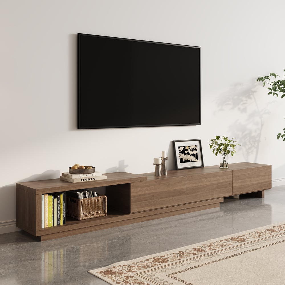 Quoint Extendable TV Stand & Coffee Table Set window image