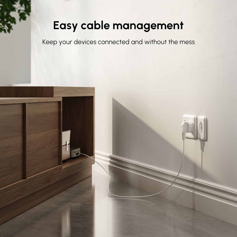 Quoint Extendable Walnut TV Stand with 3 Drawers(1800mm-2540mm) window image