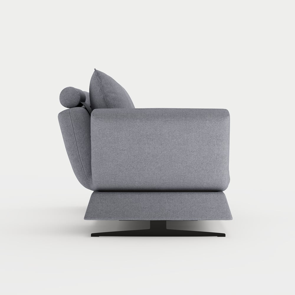 Canapé-lit convertible 2 places en lin image de fenêtre