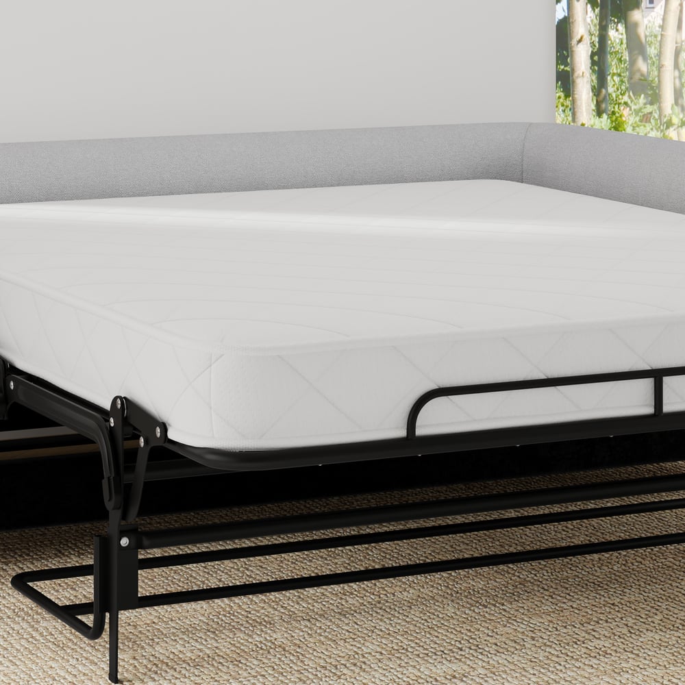 Curva Queen 3-Seater Sofa Bed Linen Pop Up Sleeper Sofa with Mattress window image