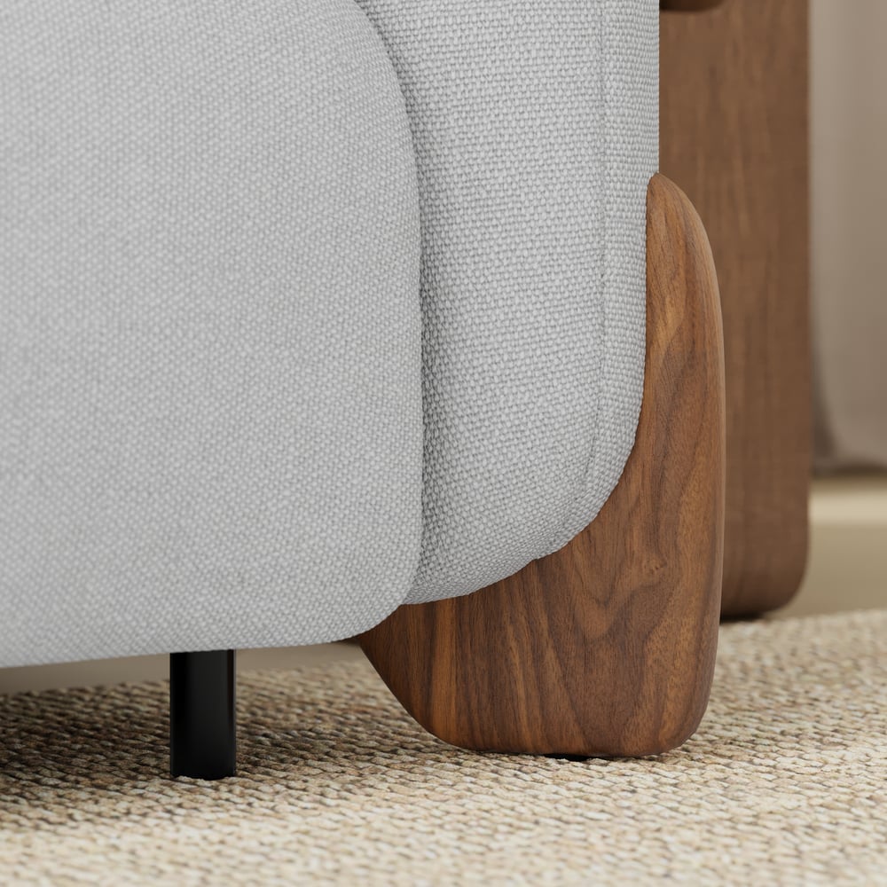 Curva Queen 3-Seater Sofa Bed Linen Pop Up Sleeper Sofa with Mattress window image