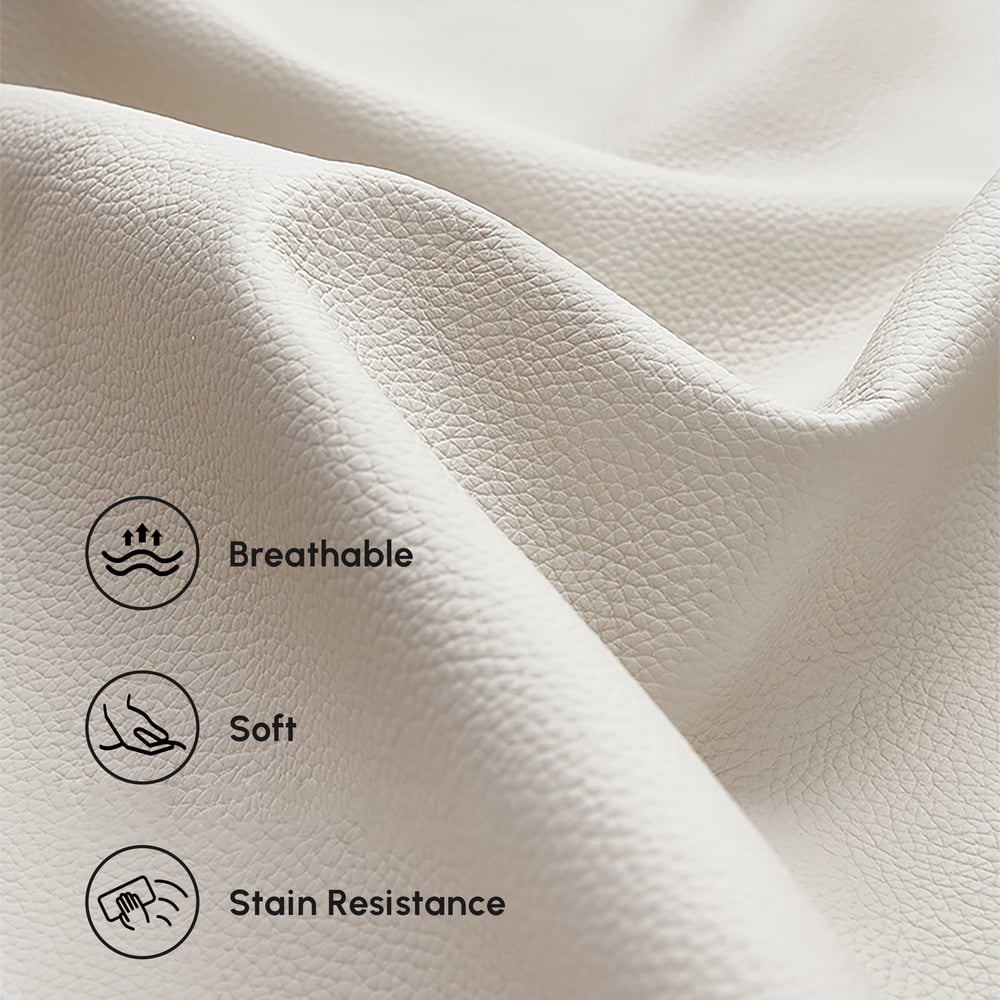 Vertex Modern Leather 3-Piece Living Room Sofa Set window image