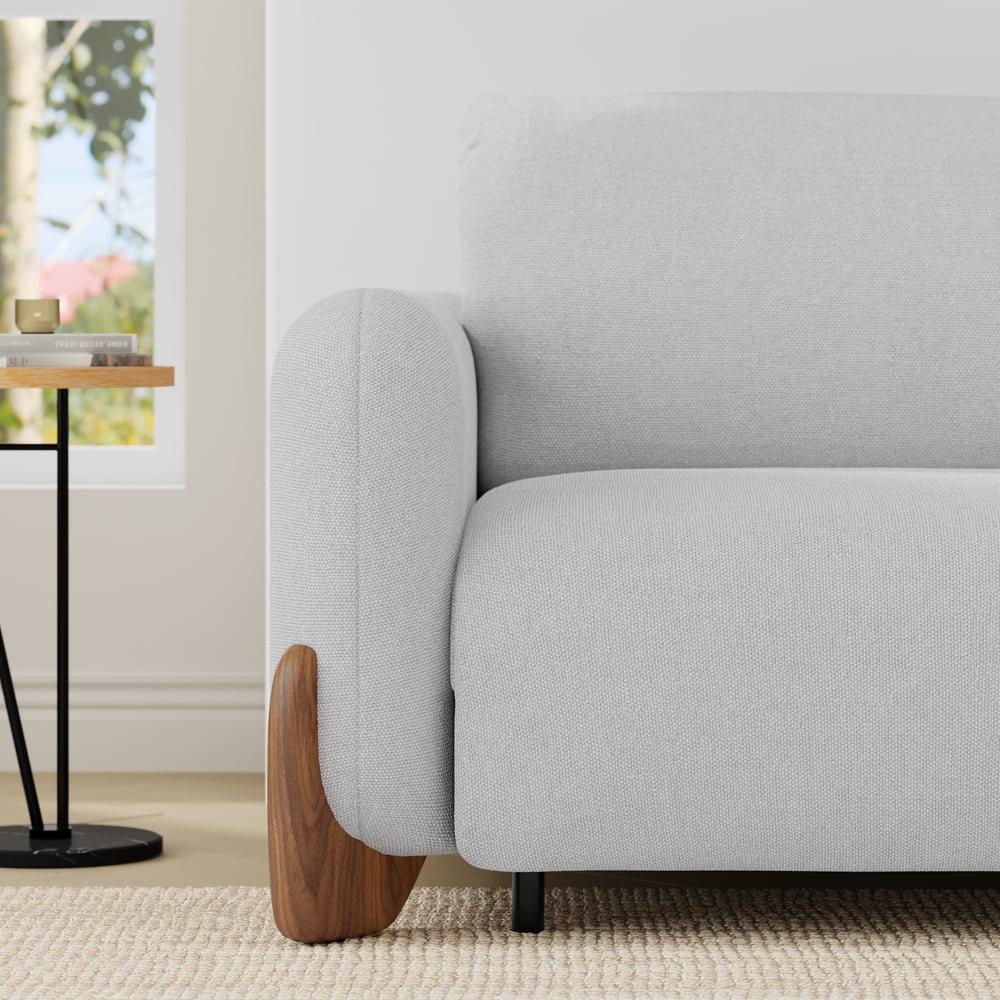 Curva Queen 3-Seater Sofa Bed Linen Pop Up Sleeper Sofa with Mattress window image