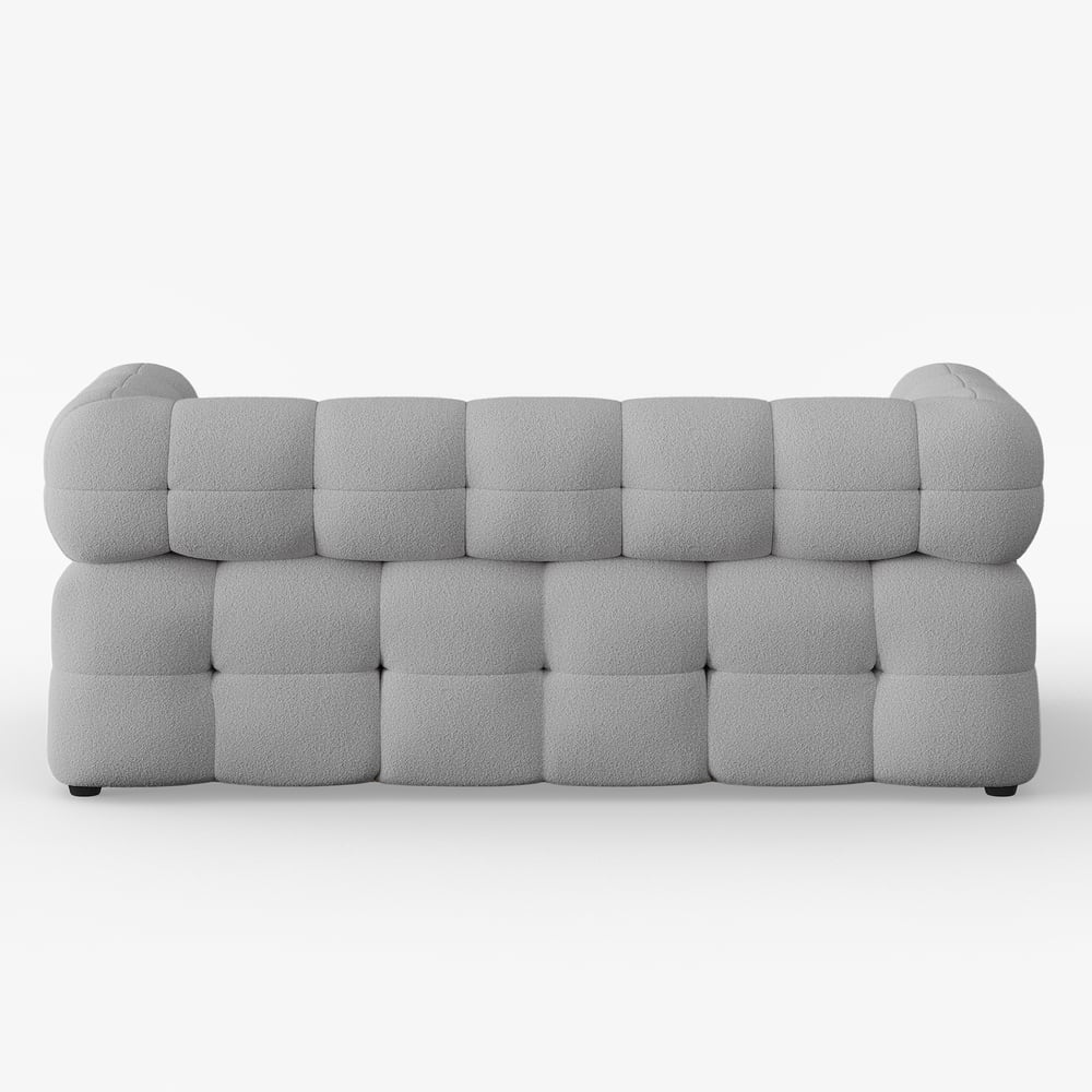 1670mm Boucle Convertible rozkładana sofa rozkładana kanapa 2-osobowa obraz okna