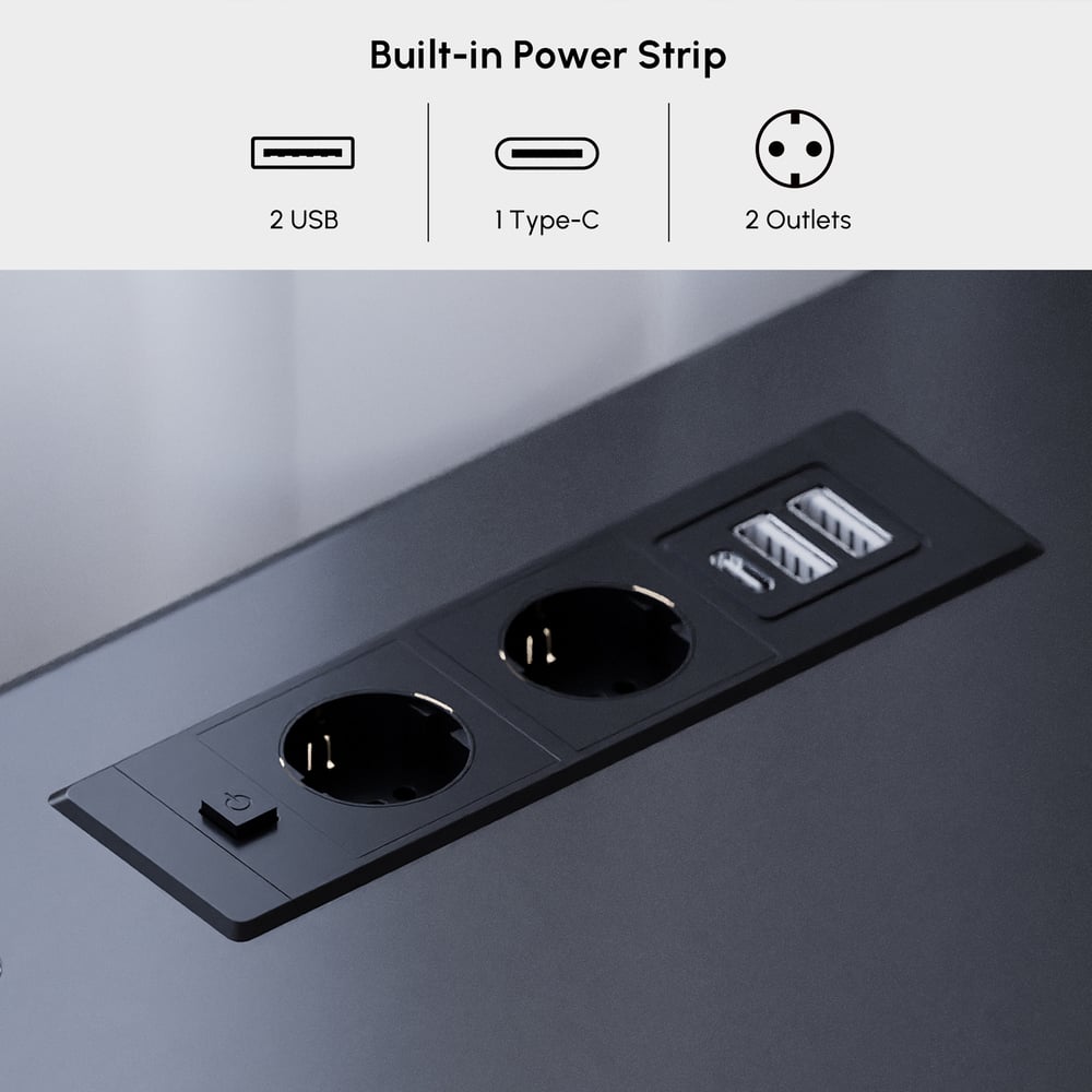 Penteadeira retrátil Lumio 1200 mm Smart Makeup Vanity com espelho e luzes Imagem da janela