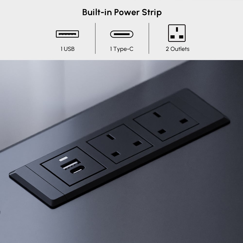 Lumio 1200mm Smart Makeup Vanity Retractable Dressing Table with Mirror & Lights window image