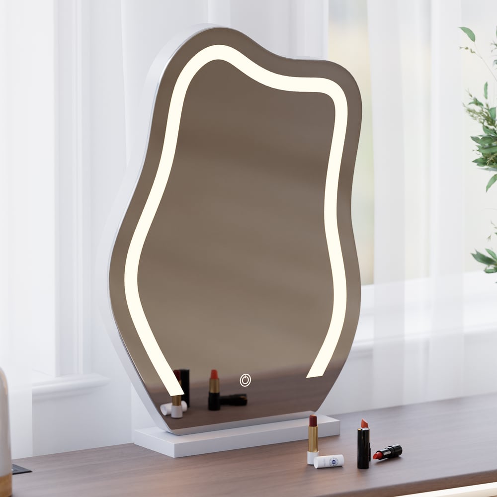 Lumio 1200mm Smart Makeup Vanity Retractable Dressing Table with Mirror & Lights window image