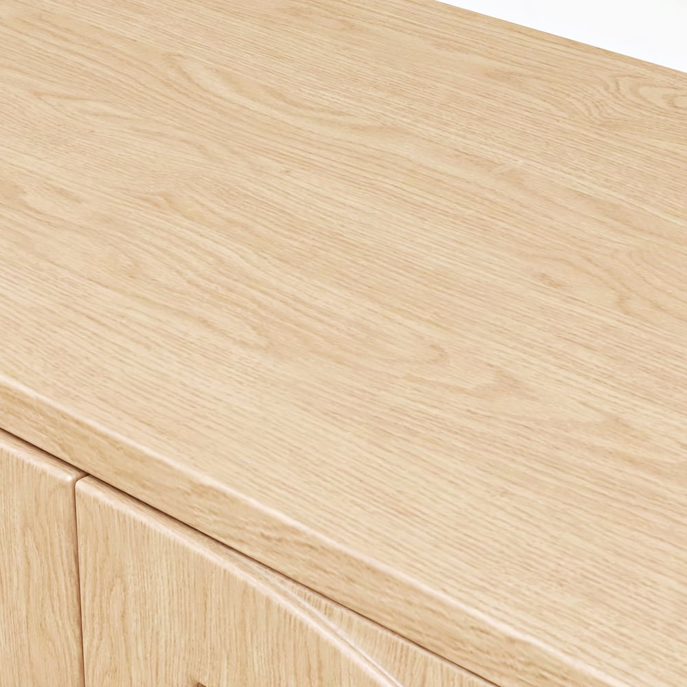 Arune 2030mm Arched Glass Doors TV Stand with Storage and LED window image