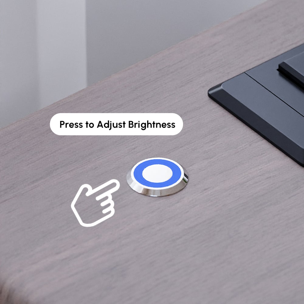 Lumio 1200mm Smart Makeup Vanity Retractable Dressing Table with Mirror & Lights window image