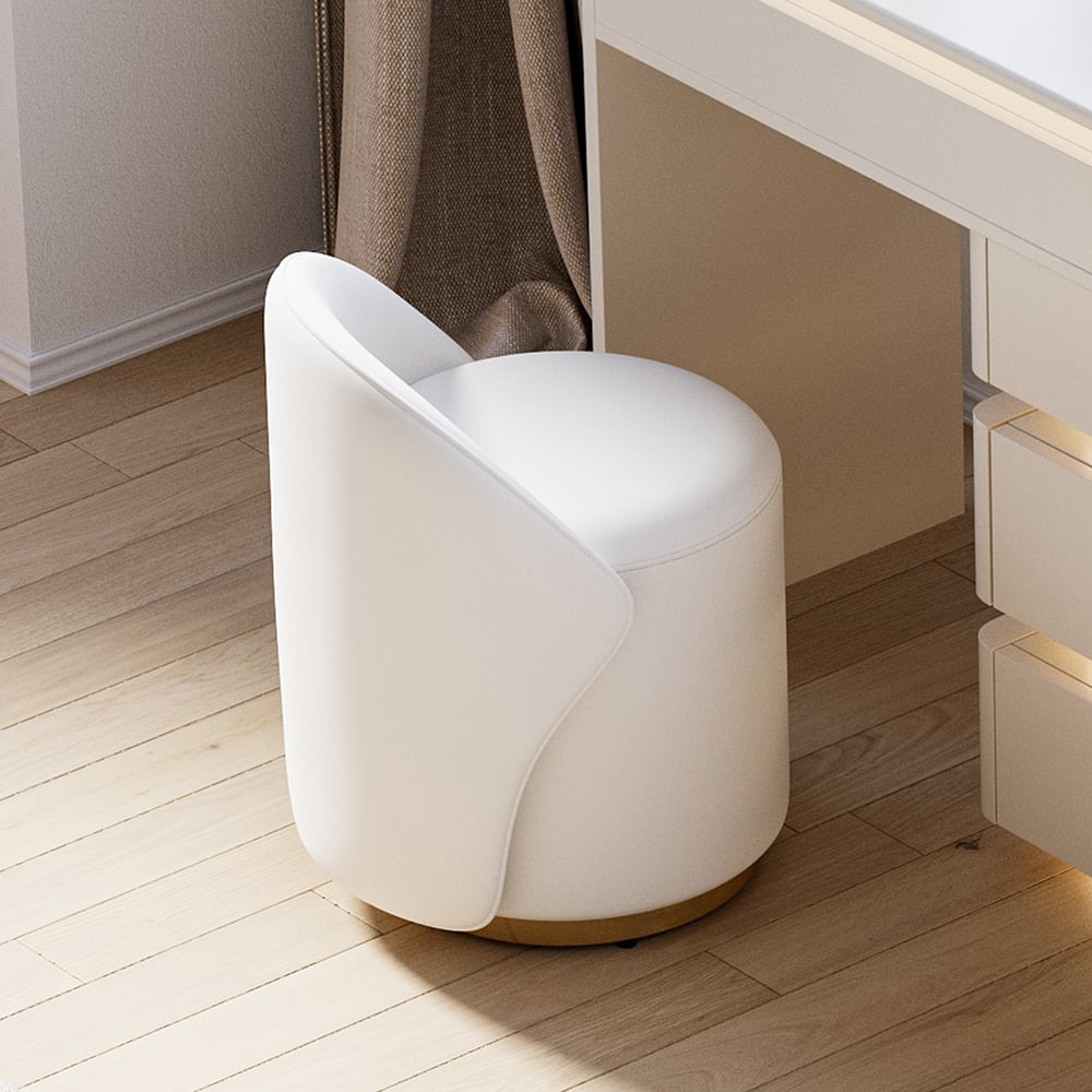 Lumio 47" Smart Makeup Vanity Set Retractable  Dressing Table with Mirror & Lights window image