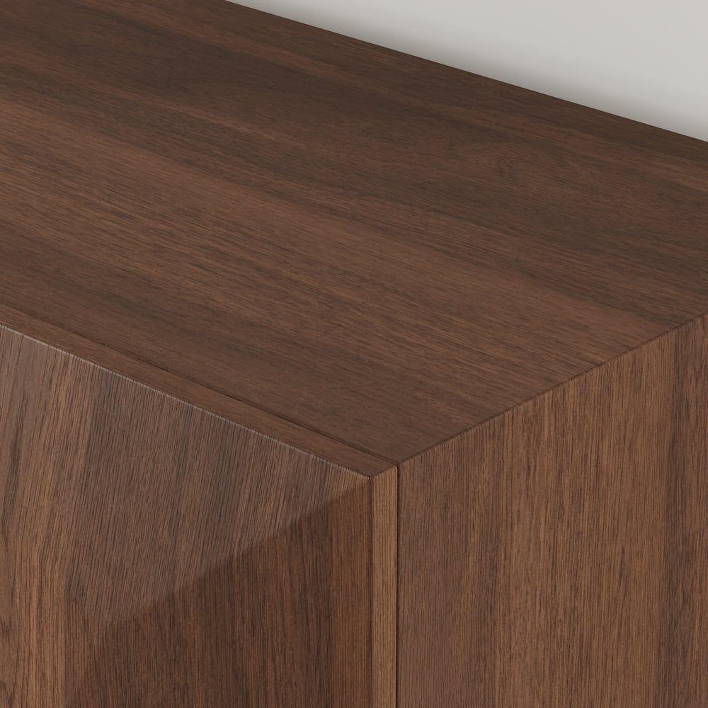 Armoire de cuisine moderne en noyer et argent de 1803 mm avec étagères réglables image de fenêtre