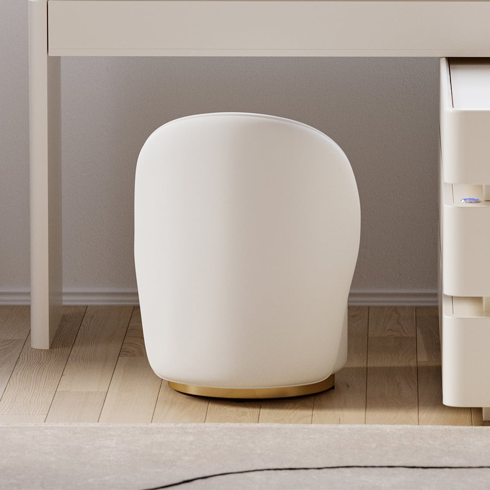 Lumio 47" Smart Makeup Vanity Set Retractable  Dressing Table with Mirror & Lights window image