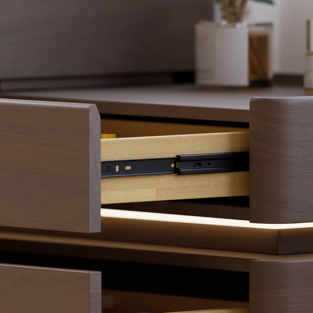 Lumio 1200mm Smart Makeup Vanity Retractable Dressing Table with Mirror & Lights window image