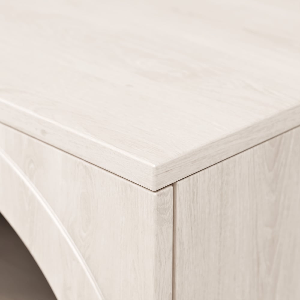 Arune 2030mm Łukowe szklane drzwi stojak telewizyjny ze schowkiem i diodą LED obraz okna