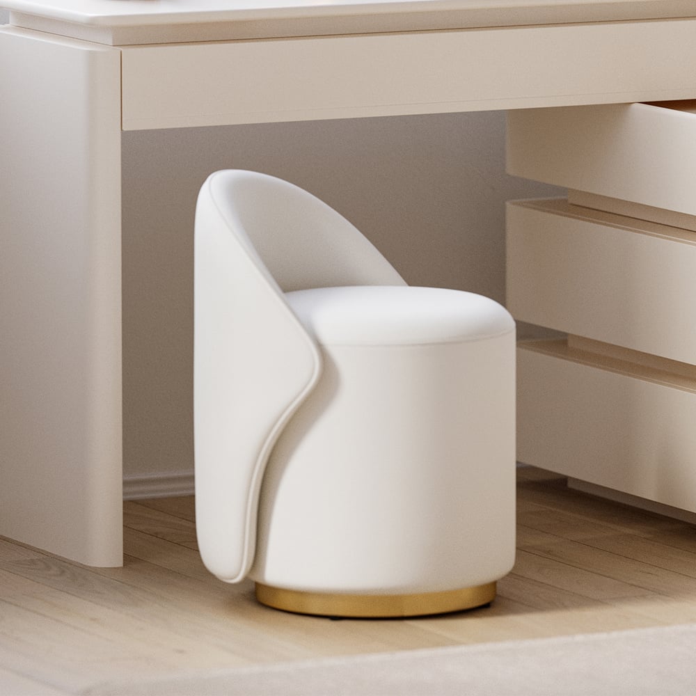 Lumio 47" Smart Makeup Vanity Set Retractable  Dressing Table with Mirror & Lights window image