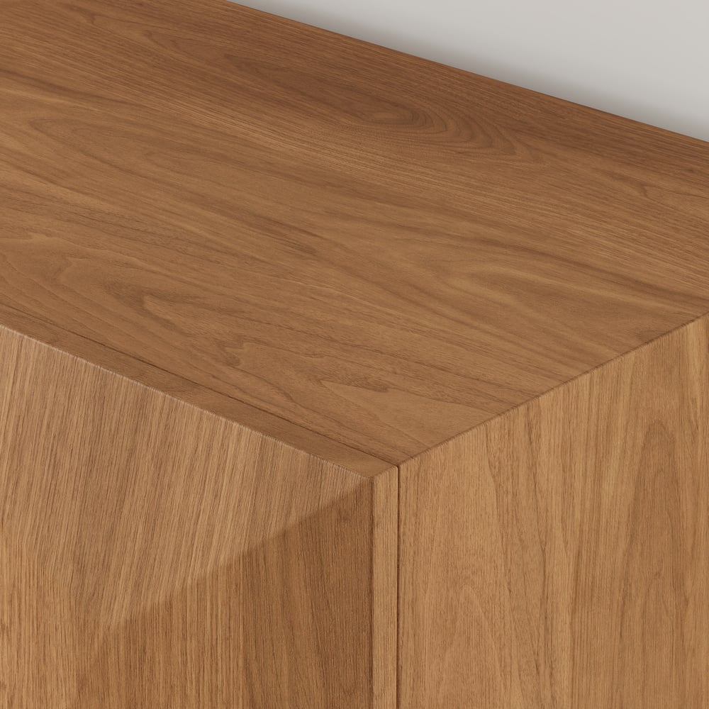 Armoire de cuisine moderne naturelle et jaune de 1800 mm avec étagères réglables image de fenêtre